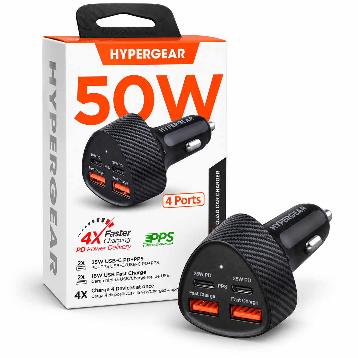 Cargador vehicular  50w