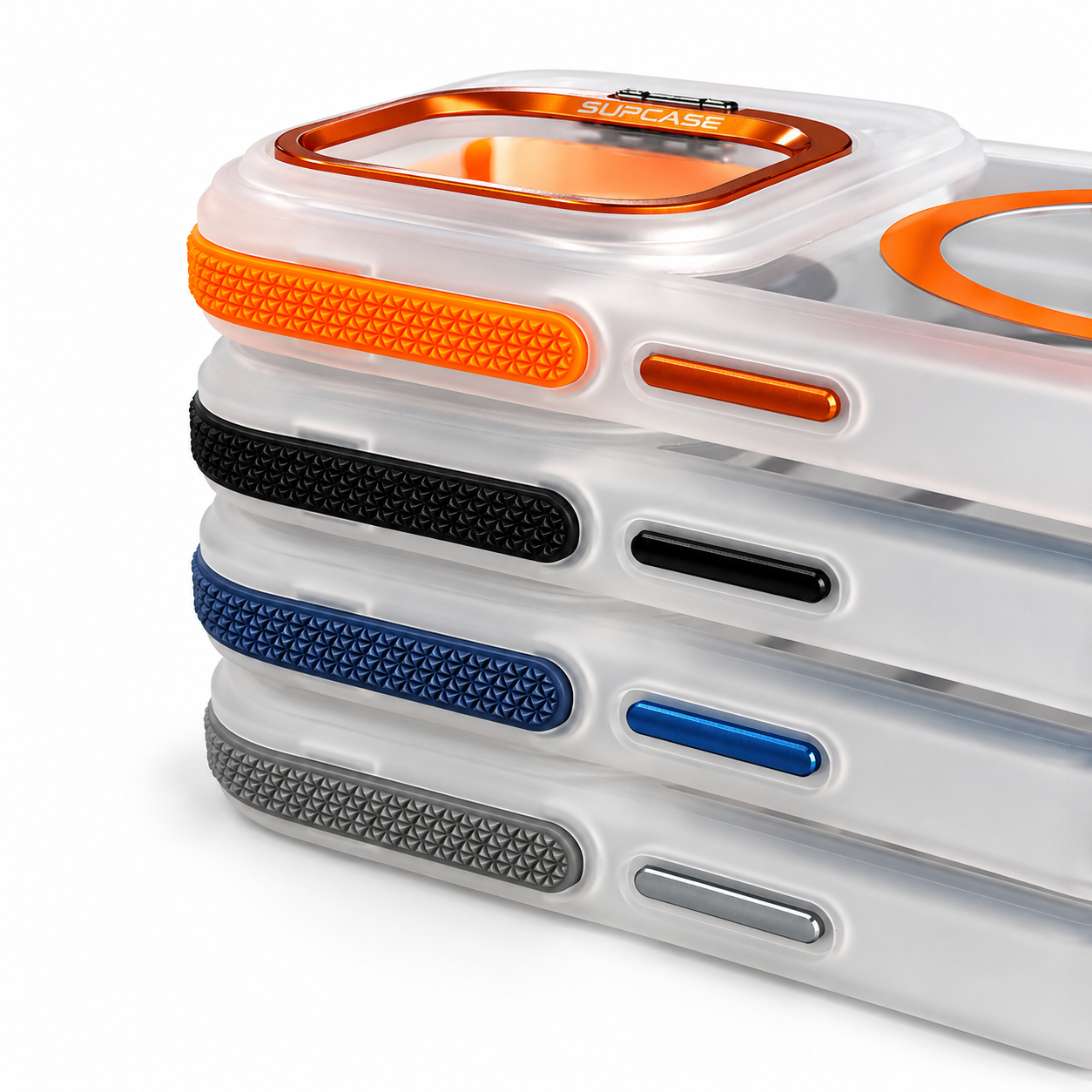 Case clear con grip