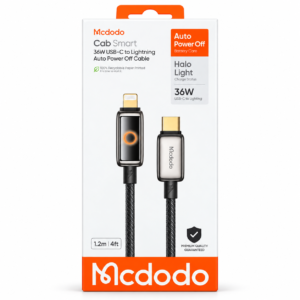 Cable inteligente mcdodo lightning 36w
